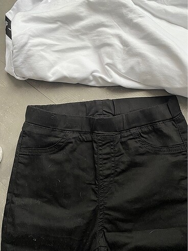 11-12 Yaş Beden çeşitli Renk Pantalon üst