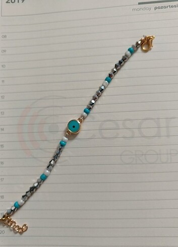 Beden Takı #bileklik#doğal taş#naz boncuklu #zara modelli