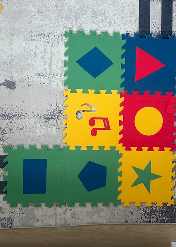 Beden Renk Çocuklar için Renkli Plastik Oyun Matı