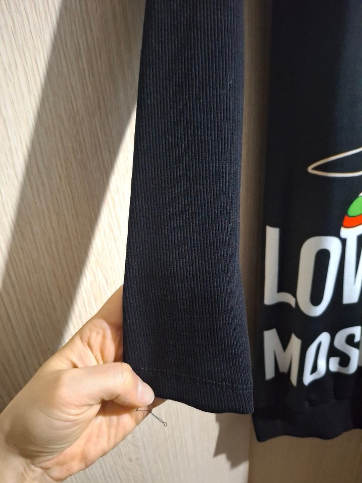 Love Moschino Siyah Uzun Kollu Sweatshirt - Görsel 2