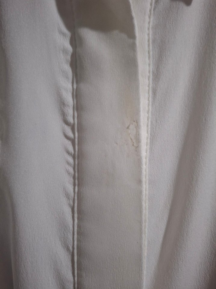 Kadın Beyaz Uzun Kollu Nakışlı Gömlek - Görsel 3