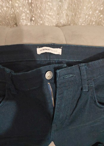 Erkek Koyu Mavi Denim Pantolon - Görsel 2