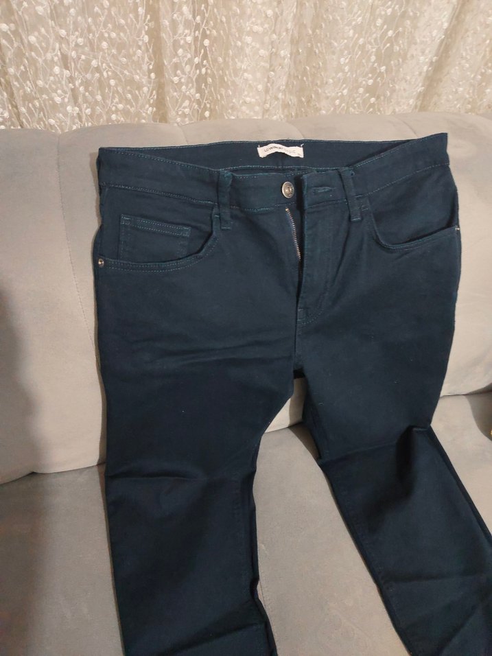 Erkek Koyu Mavi Denim Pantolon - Görsel 3