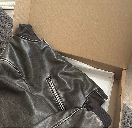 l Beden haki Renk Zara bomber ceket
