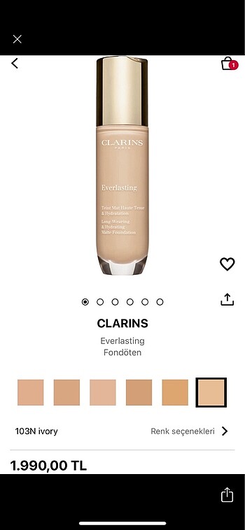 Clarins Fondöten