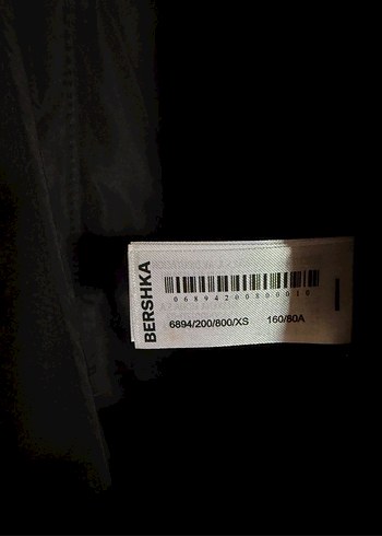 xs Beden Bershka Trençkot