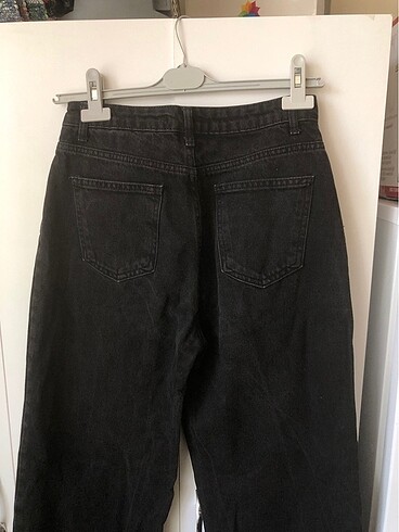 38 Beden Trendyol siyah jean wide leg