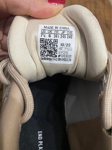 39 Beden camel Renk Adidas Kadın Spor Ayakkabı