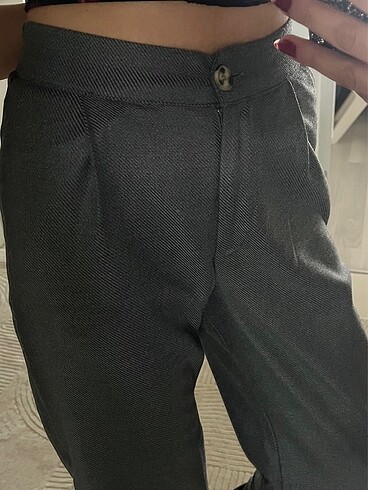 xs Beden Gri kumaş pantolon