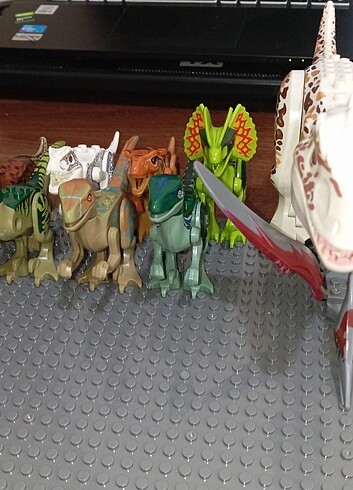  Beden Lego uyumlu dinozorlar oyuncak