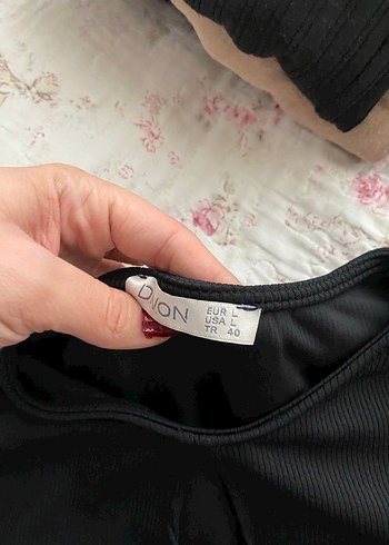 Kısa Kollu Siyah Hamile Tişörtü - Görsel 2