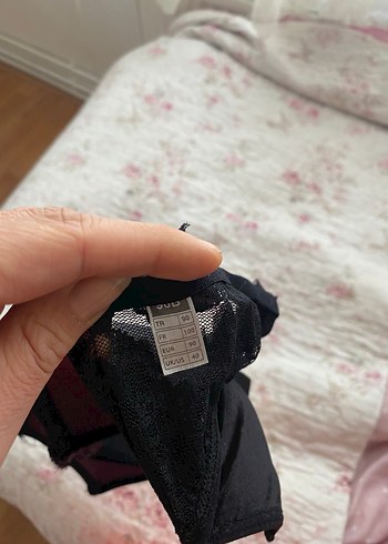 Siyah Gotik Tarz Midi Sütyen - Görsel 2