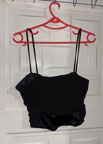 Siyah Pilili Mini Straplez Büstiyer - Görsel 2