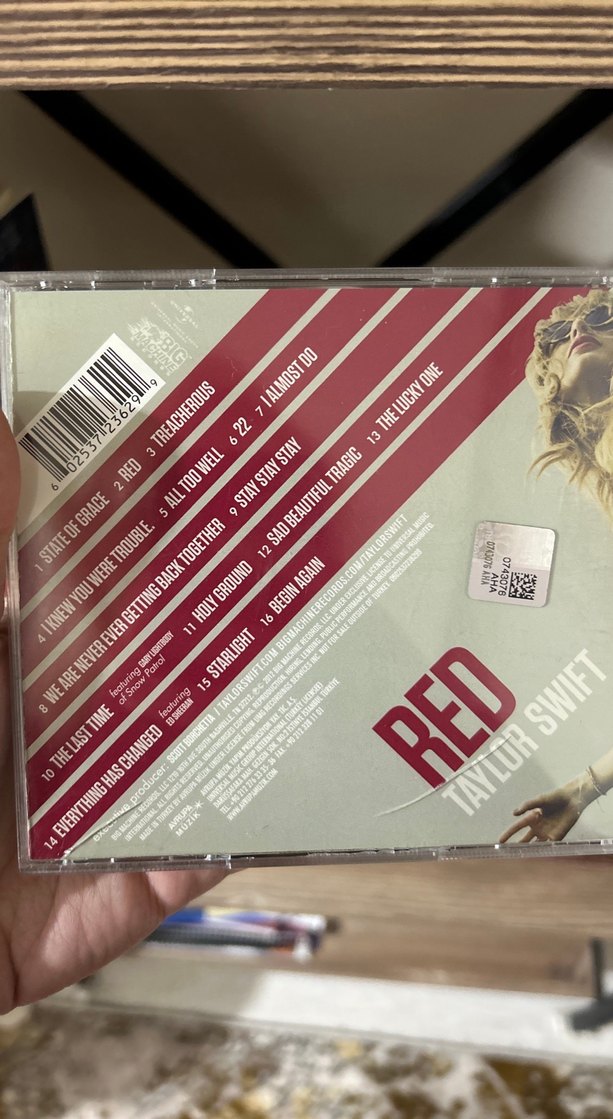 Taylor Swift - Red Albümü CD - Görsel 2