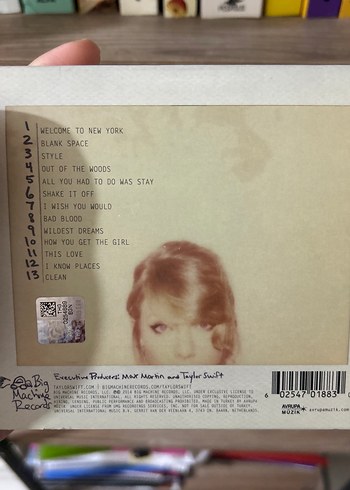Taylor Swift 1989 albüm cd - Görsel 2