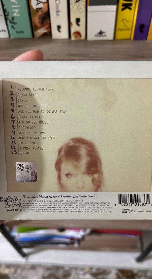 Taylor Swift 1989 albüm cd - Görsel 2