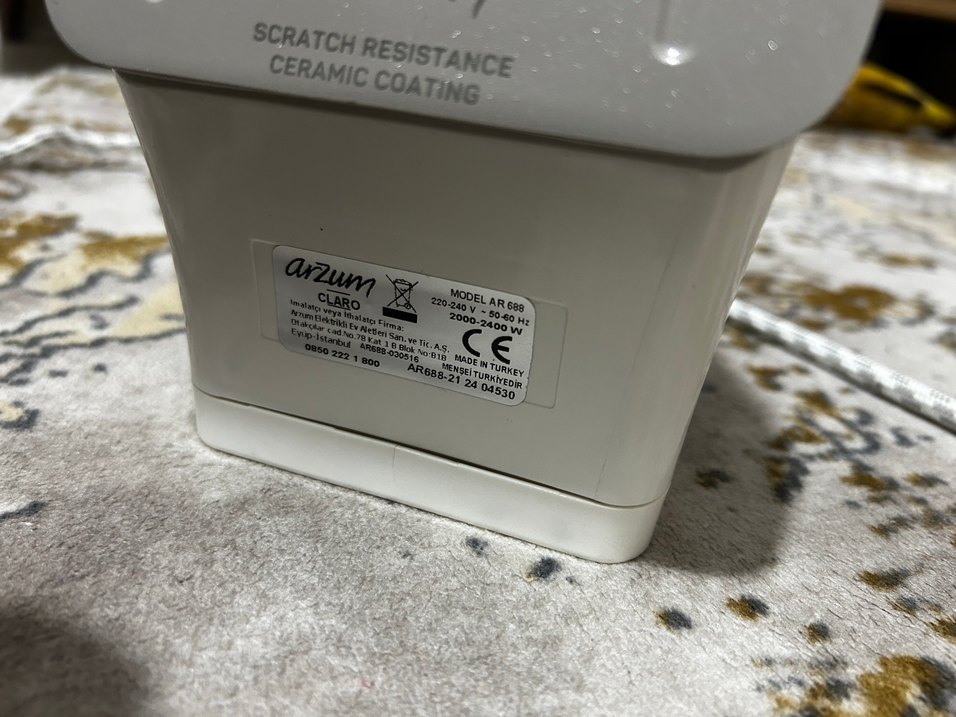 Mavi Parlak Arzum Ütü 2400W - Görsel 5