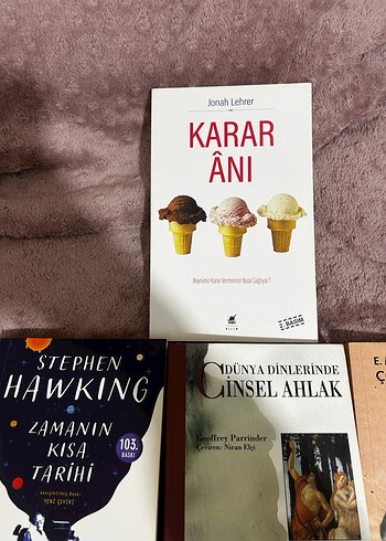 Kitap Karar anı - zamanın kısa tarihi - Roman ve Bilim Kitapları - Görsel 2