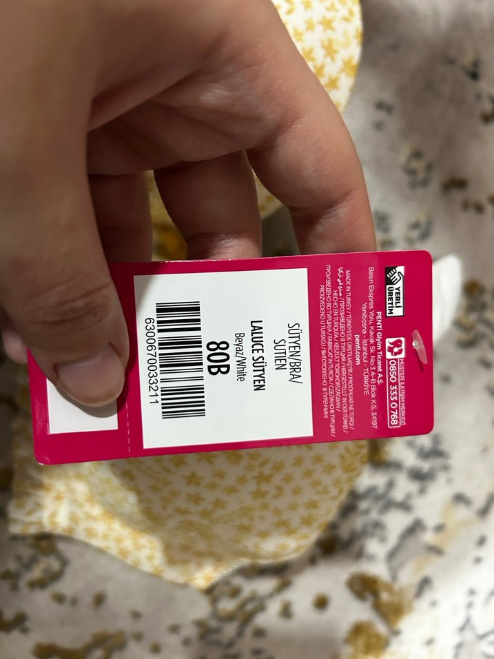 Sarı Çiçek Desenli Bohem Sütyen - Görsel 2