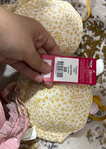 Pembe Desenli Bohem Sütyen 80B - Görsel 2