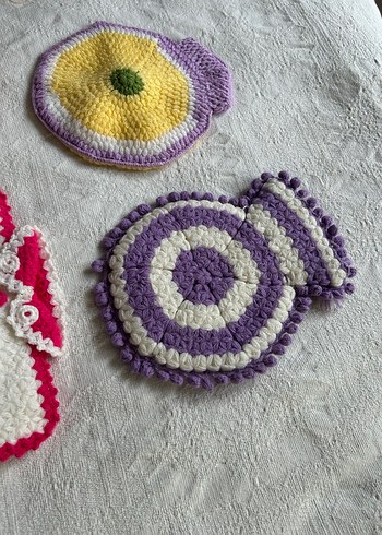 Renkli Örgü Banyo Süngerleri - Görsel 3