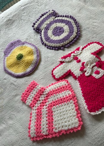 Renkli Örgü Banyo Süngerleri - Görsel 2