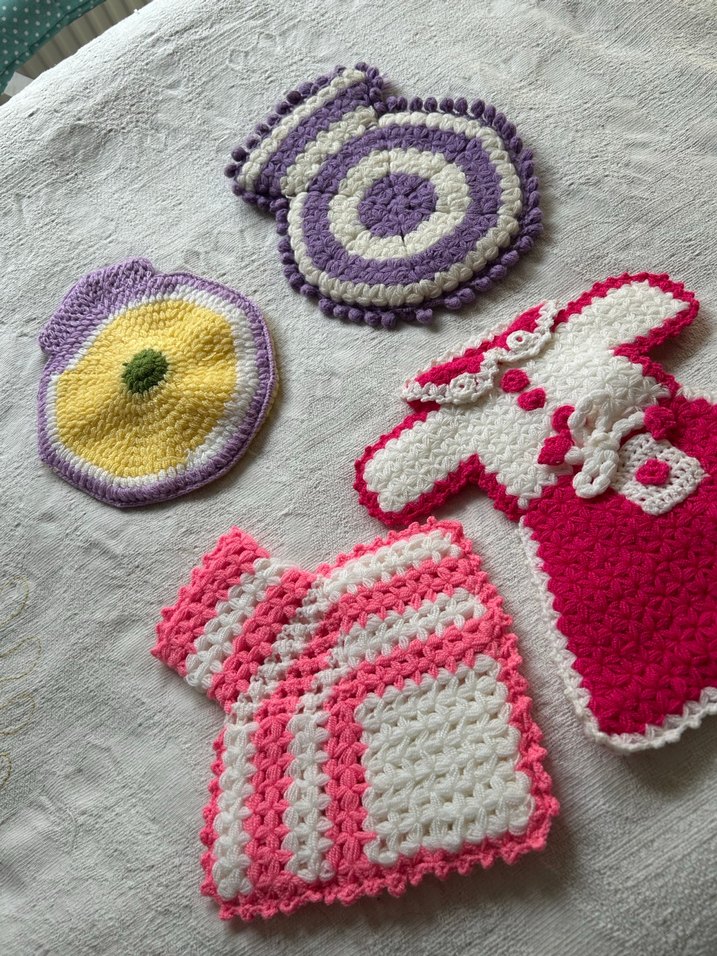 Renkli Örgü Banyo Süngerleri - Görsel 2