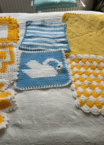 Renkli Örgü Banyo Süngeri Seti - Görsel 3