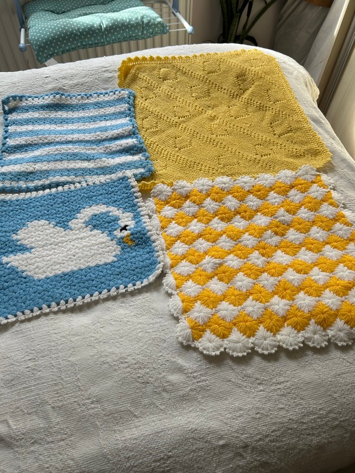 Renkli Örgü Banyo Süngeri Seti - Görsel 2