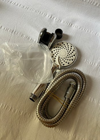  Beden Gri Duş Başlığı Seti ve Hortumu