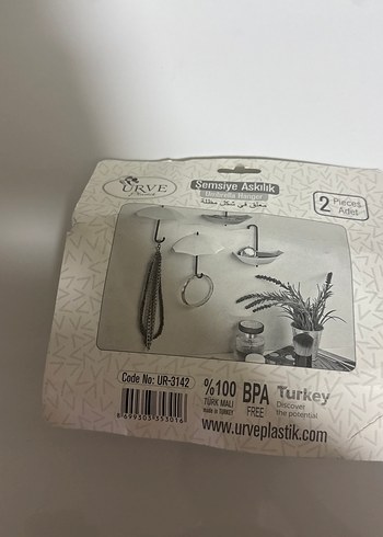 Turkuaz  Bohem Kadın Şemsiye Askılığı - Görsel 2