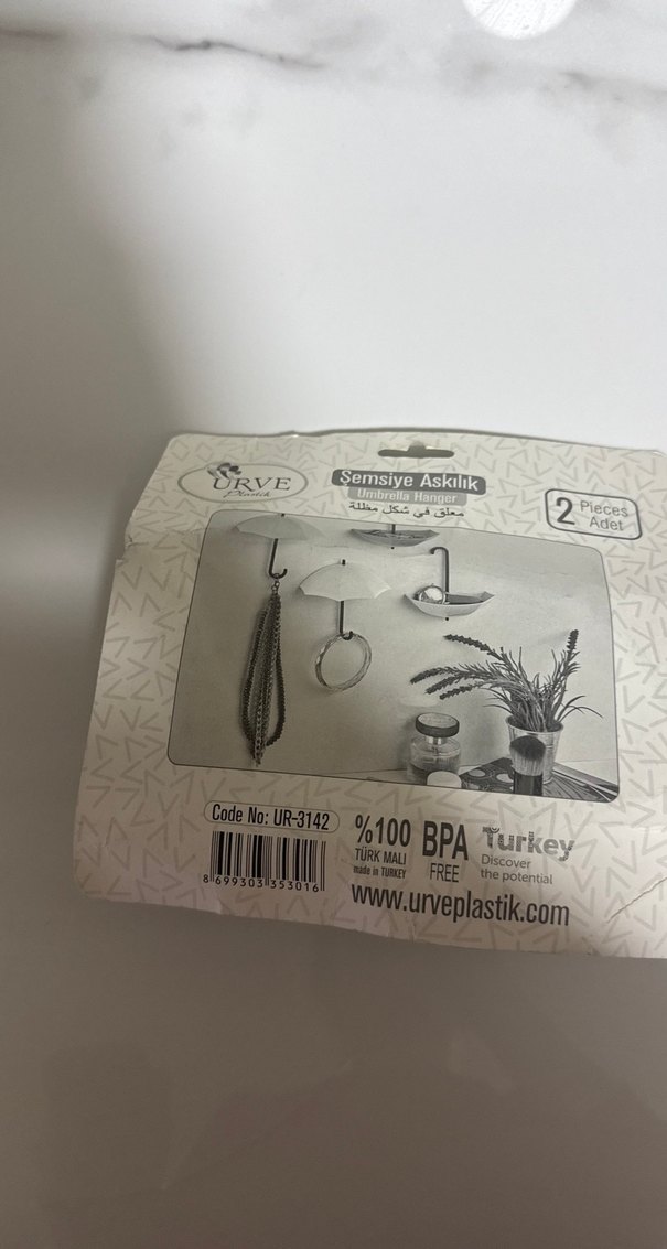 Turkuaz  Bohem Kadın Şemsiye Askılığı - Görsel 2