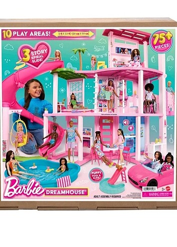 Barbie yeni rüya evi sıfır kutulu