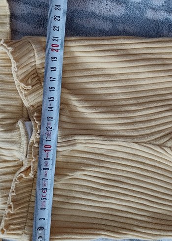 Sarı Piliseli Bebek Kız Takımı Uzun Kollu - Görsel 6