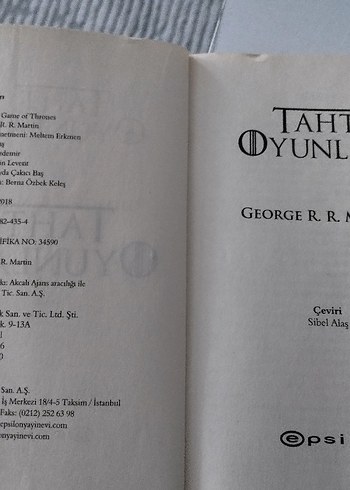 Taht Oyunları - George R.R. Martin - Görsel 2