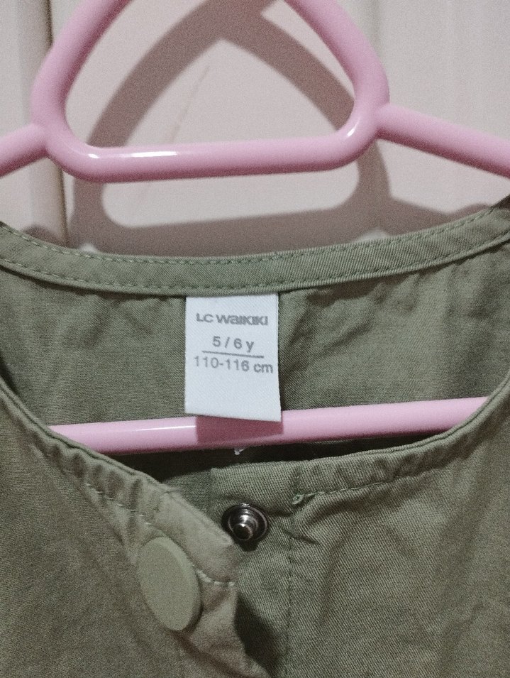 Kemerli Kısa Kollu Kadın Tulum - Görsel 2