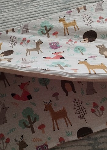 Çocuklar için Renkli Baskılı Uyku Seti - Görsel 3