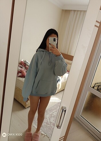 Açık mavi Oversize Sweatshirt 