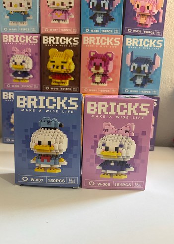 BRICKS Renkli Lego Setleri duffy duck ve daisy duck