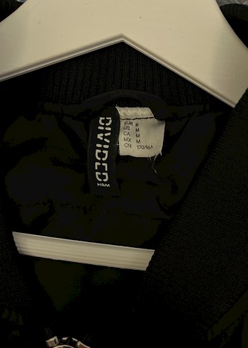 H&M Siyah Fermuarlı bomber Oversize Kadın Ceket