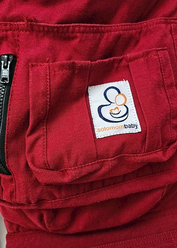 Bordo Bebek Taşıyıcı Kanguru Solomombaby - Görsel 2