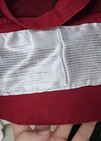 Bordo Bebek Taşıyıcı Kanguru Solomombaby - Görsel 5