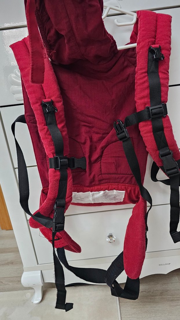 Bordo Bebek Taşıyıcı Kanguru Solomombaby - Görsel 4