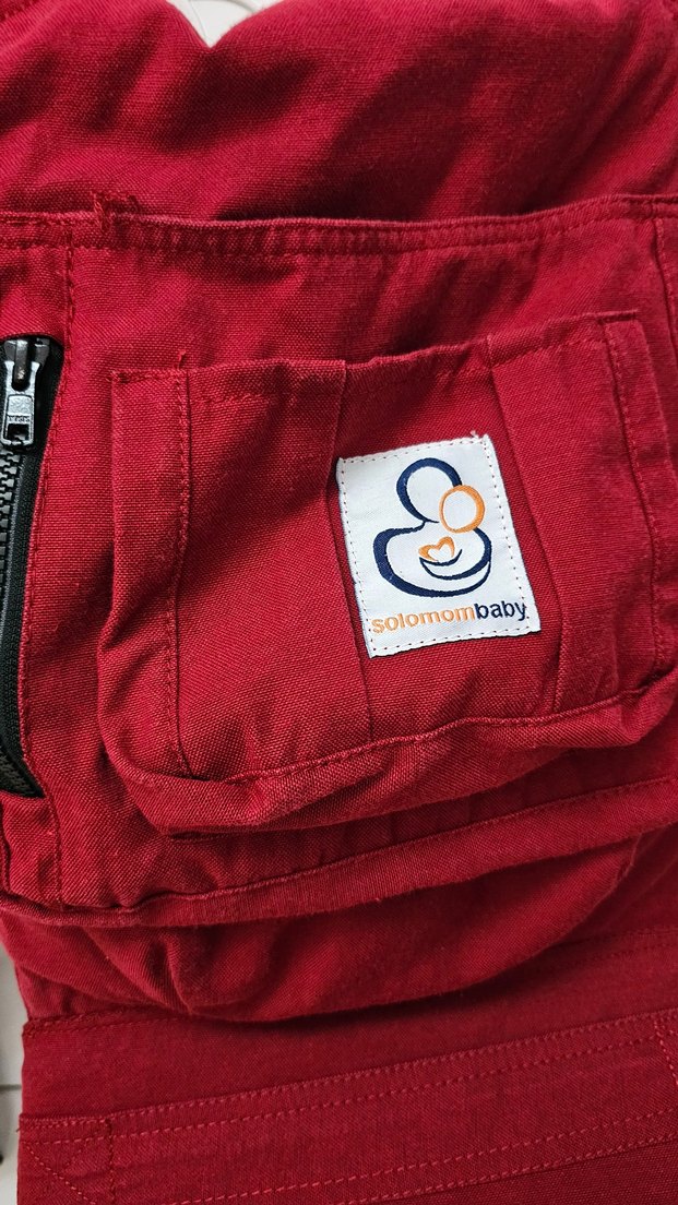 Bordo Bebek Taşıyıcı Kanguru Solomombaby - Görsel 2