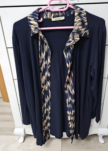 Kadın 3lü Takım Lacivert Yeni 52 L beden - Görsel 2