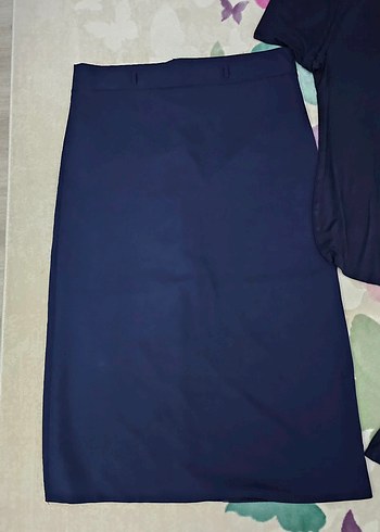 Kadın 3lü Takım Lacivert Yeni 52 L beden - Görsel 5