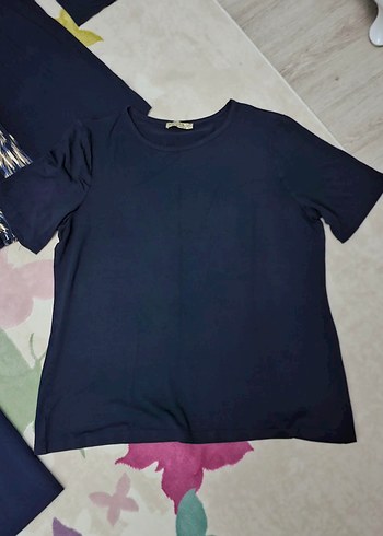 Kadın 3lü Takım Lacivert Yeni 52 L beden - Görsel 4