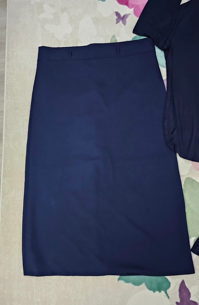 Kadın 3lü Takım Lacivert Yeni 52 L beden - Görsel 5