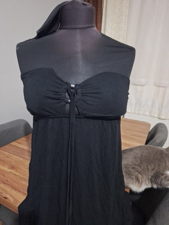 Siyah Drapeli Gotik Kedi Kıyafeti - Görsel 2