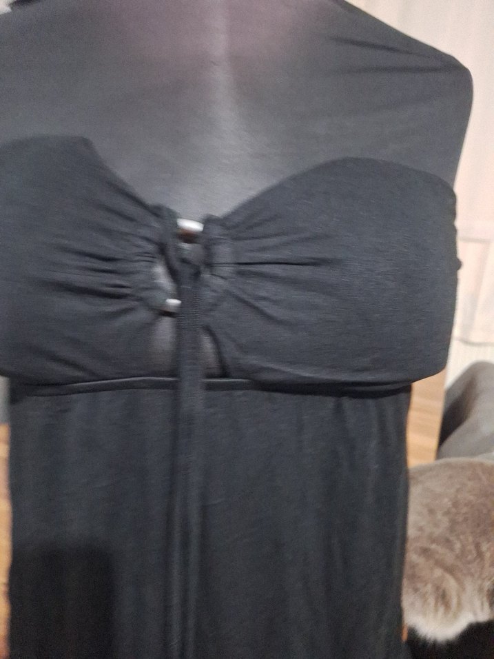 Siyah Drapeli Gotik Kedi Kıyafeti - Görsel 4